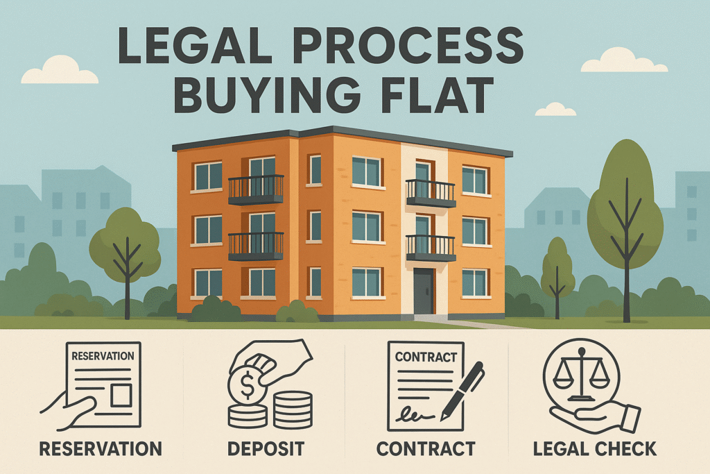 New residential flats in Dwarka Mor showcasing legal process buying flat Dwarka Mor area